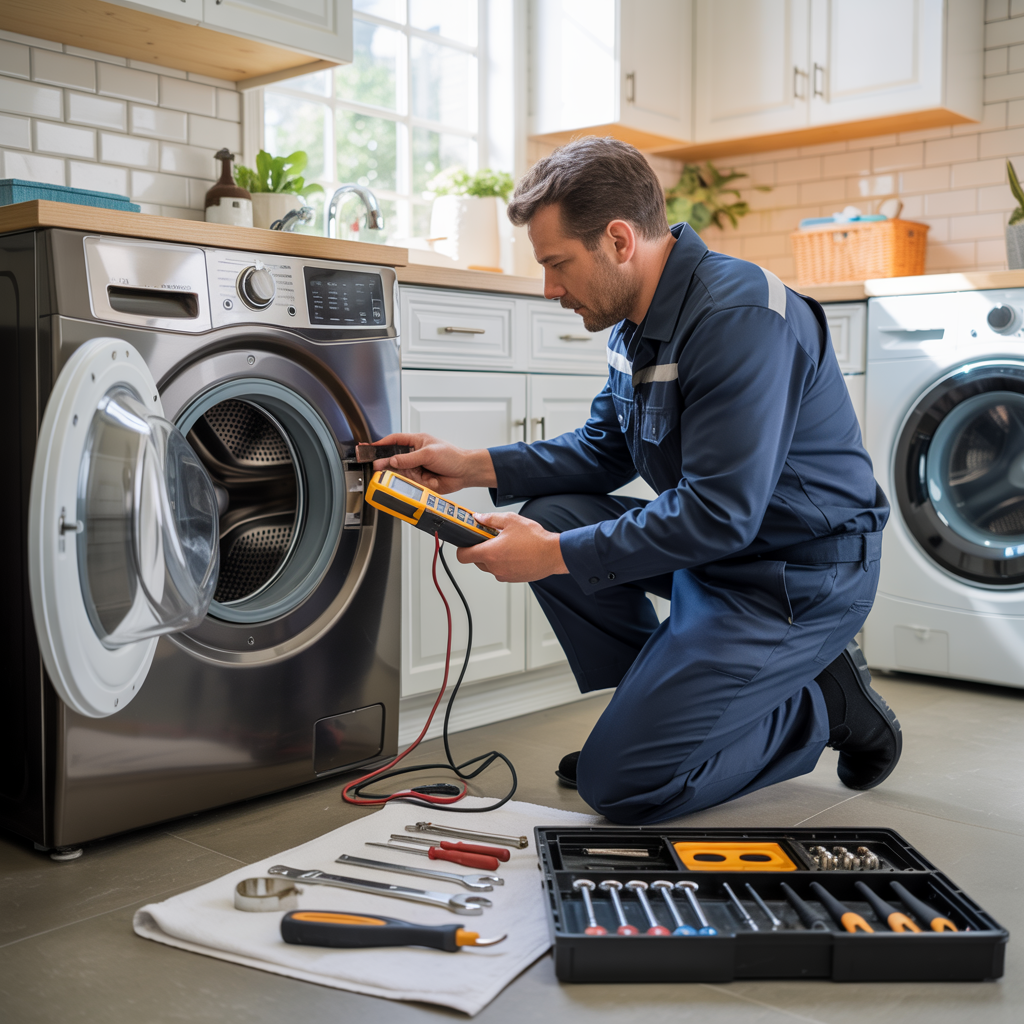 قسم بلاغات اعطال الغسالات